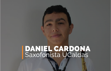 Daniel Cardona Saxofonista UCaldas